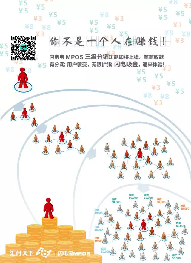 商户变代理,闪电宝三级分销,无限裂变功能正式上线